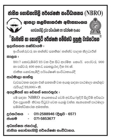 Training Programme on Testing Cement & Concrete - National Building Research Organization